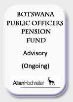 Botswana Public Office Pension Fund Advisory Tombstone